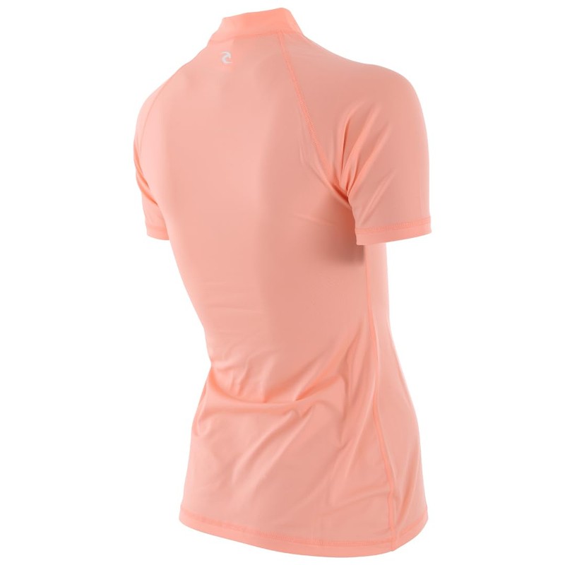 RIP CURL Womens Classic Surf UPF Short Sleeve Rash Vest