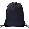 CODOBON Mochila con cordón a granel, bolsa de poliéster, Negro