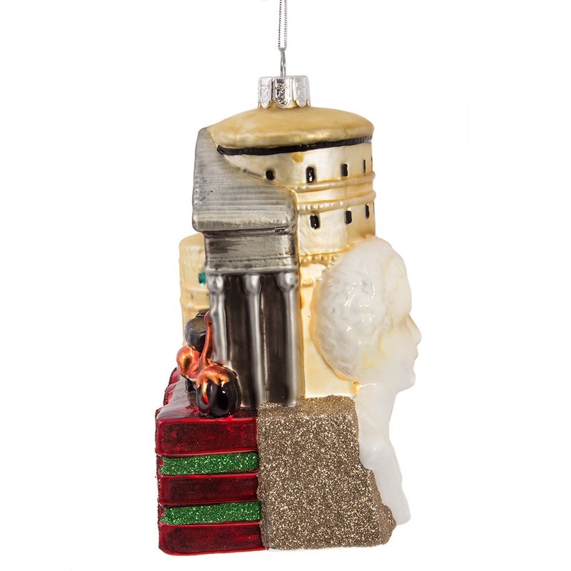 Kurt Adler 5-Inch Glass Rome Cityscape Ornament