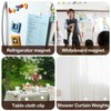 8 Pack Shower Curtain Weights, Rubber Covered Magnetic Curtain Weights,