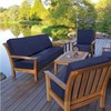 Favoyard Deep Seat Patio Cushion Set 24 x 24 Inch
