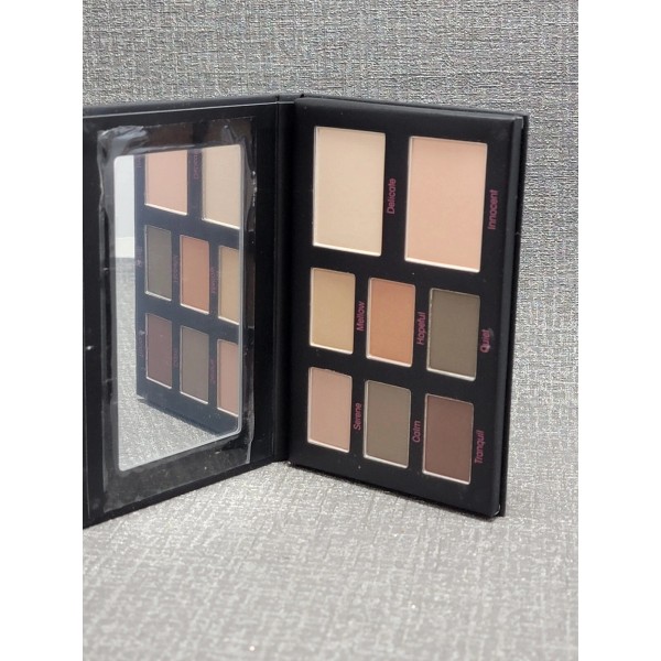 Eyeshadow Mally Muted Muse Velvet Eyeshadow Palette NIB Makeup Light