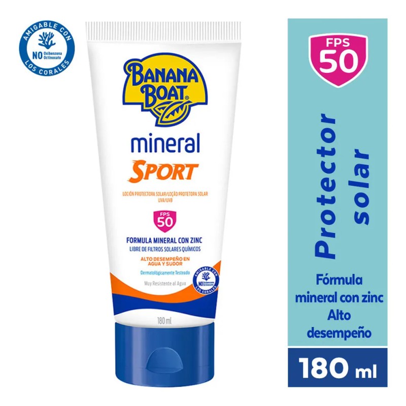 Protector Solar Banana Boat Mineral Sport Fps 180