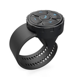 Shkalacar Bluetooth Fernbedienung Auto, IPX67 wasserdicht Medientaste Fernbedienung mit BT 5.3-Chip,kompatibel mit i Phone Samsun Galax, jedem Androids Gerät für Auto Fahrrad Motorrad