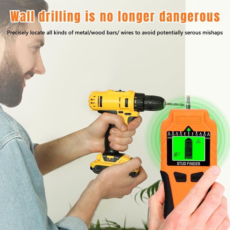 Stud Finder Wall Scanner 6 in 1 – Upgraded Stud