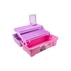 Santul 6239 Caja Vanity, 14 pulgadas, morada/rosa