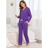 Veseacky 100% Cotton Pajamas for Women Set Long Sleeve Button