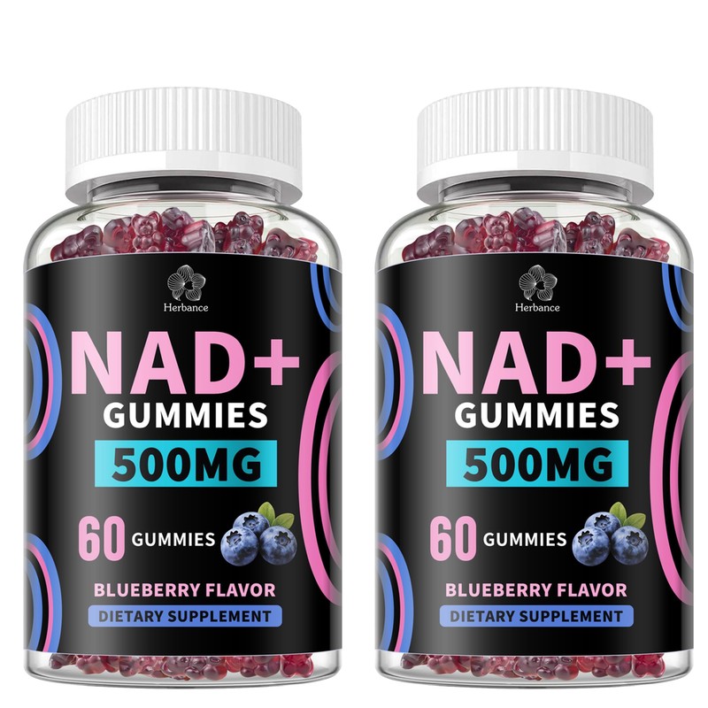 Herbance NAD+ Gummies, Liposomal NAD Supplement for Women, Ultra High