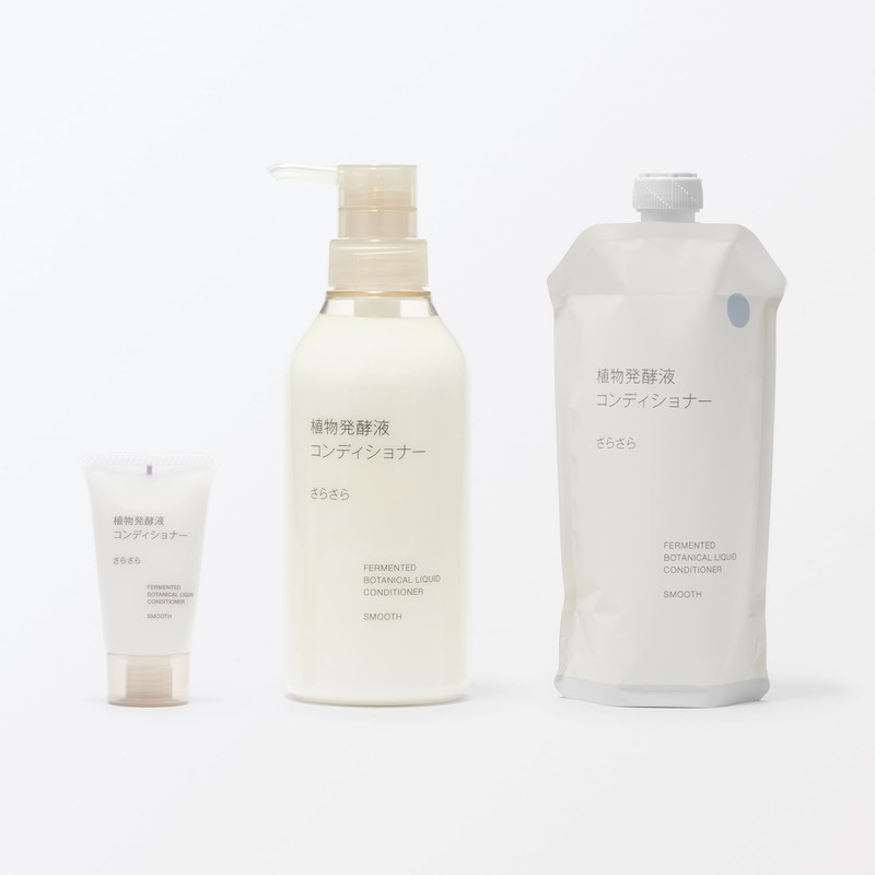 MUJI 84465581 Plant Fermentation Liquid Conditioner Smooth (For Refill), 12.0