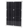 20W 18V Monocrystalline Solar Panel Kit Multifunctional Emergency High Efficiency