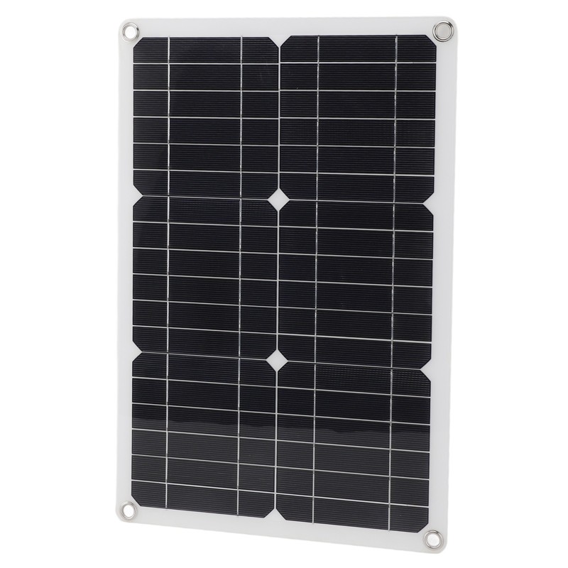 20W 18V Monocrystalline Solar Panel Kit Multifunctional Emergency High Efficiency