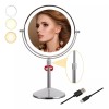 Tushengtu 8 Espejo De Maquillaje Con Luces Y Led De