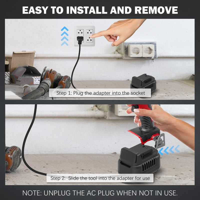 500W AC to DC Converter for Milwaukee M-18 18V Cordless