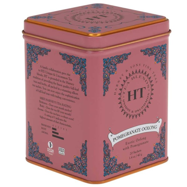 Harney & Sons Tea Blends Pomegranate Oolong, 20 bolsitas