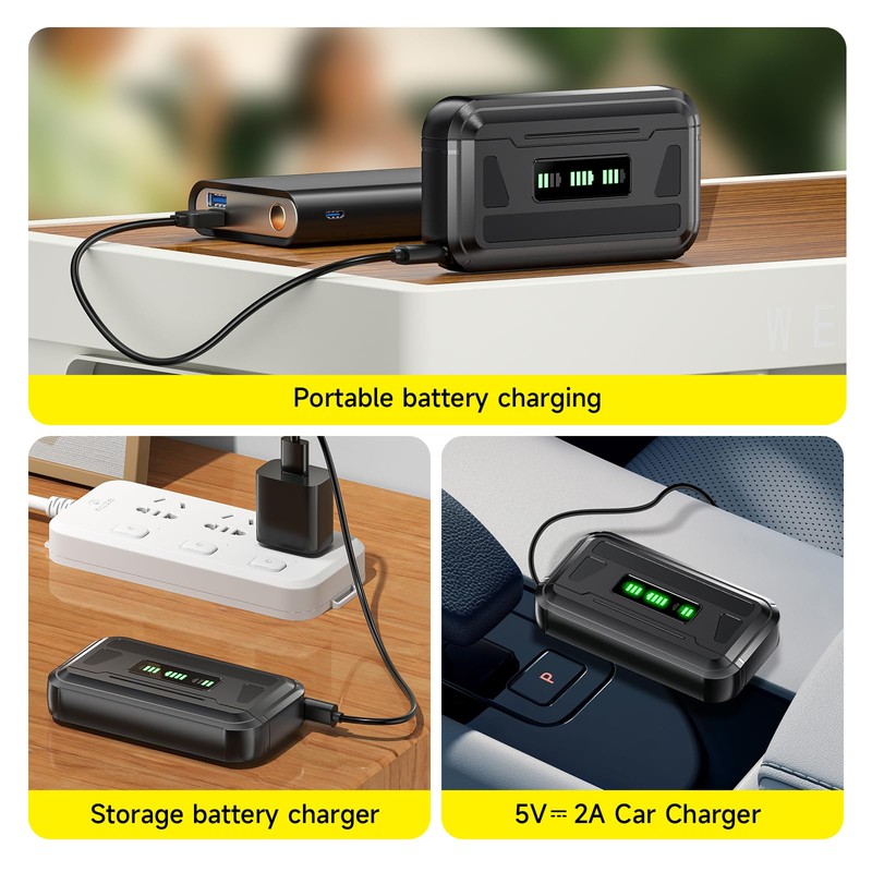 Enduro Battery Charger for GoPro Hero 13, Mission 1, Mission