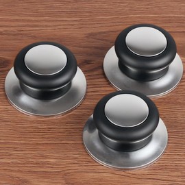 Healvian Perillas De Tapa De Olla De Acero Inoxidable Agarre De Olla Para Cubiertas De Sartenes Vaporeras Y Ollas De Leche Fácil De Instalar 10 Piezas Colores Surtidos