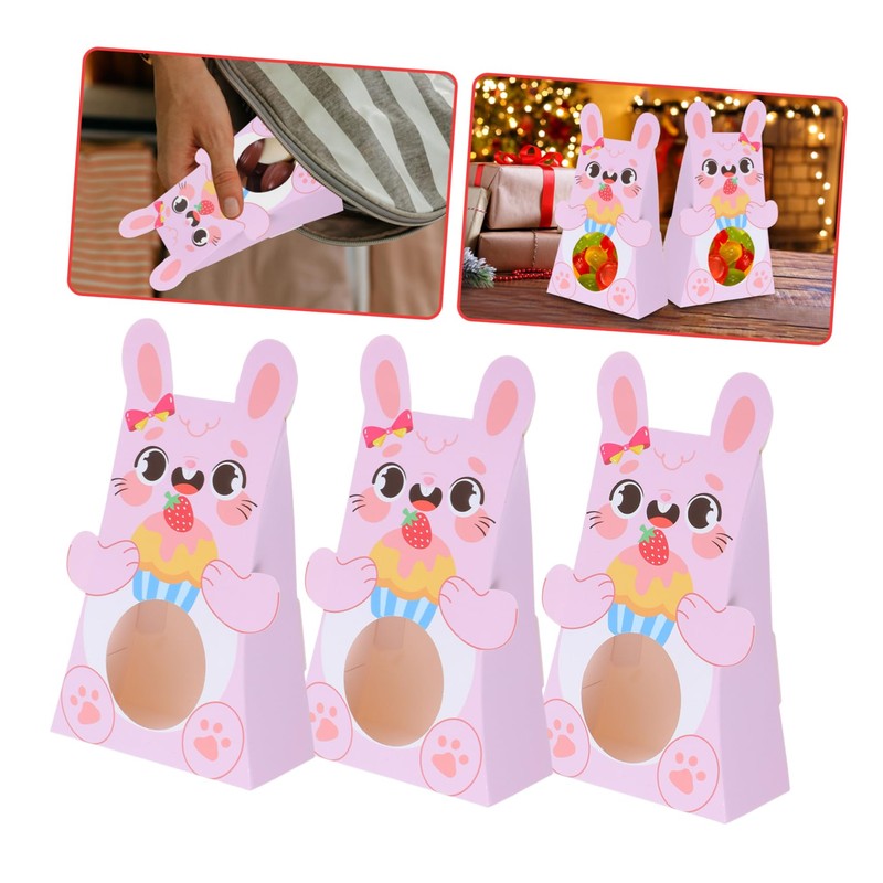 Operitacx 10pcs Boxes Easter Candy Box Candy Containers Egg Hunt