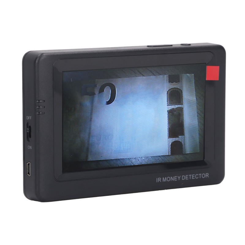 Money Detector Machine Small Handheld Counterfeit Bill Currency Euro Dollar