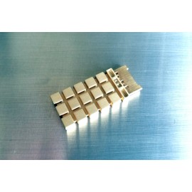 Dark Matter Props Terminator 2 - T800 Neural Net CPU - aka The Brain Chip - Brushed Brass Finish