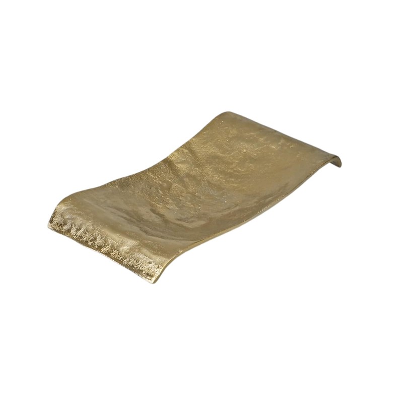 Centre Curvo Aluminium Raw Oro 30 x 15 cm 30