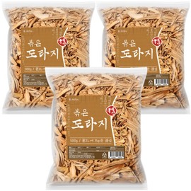 Domestic Roasted Bellflower Bellflower Tea 500g 3 packs / 국산 볶은 도라지 도라지차 500g 3개