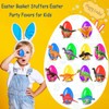 UPINLOOK 24Pcs Easter Eggs with Dinosaurs Inside, Easter Basket Stuffers