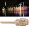 Male Thread Brass Fountain Nozzle Adjustable Direction Jet Water Spray