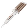 Hair Curling Iron Adjustable Temperature Gold Large 3 Barrel Curling