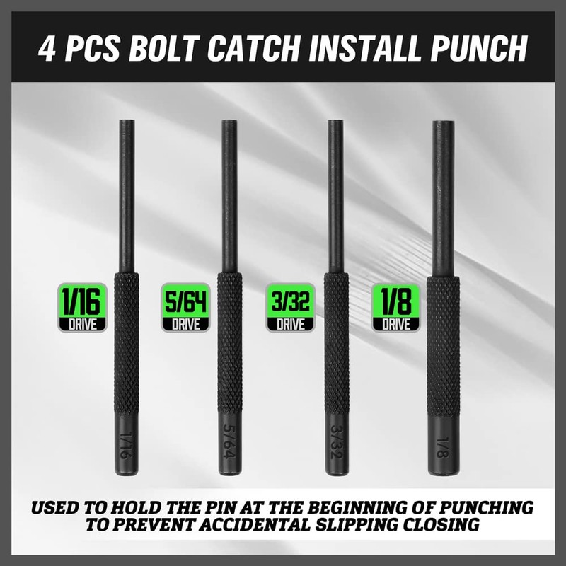 7-Piece Premium Roll Pin Starter Punch and Install Punch Set