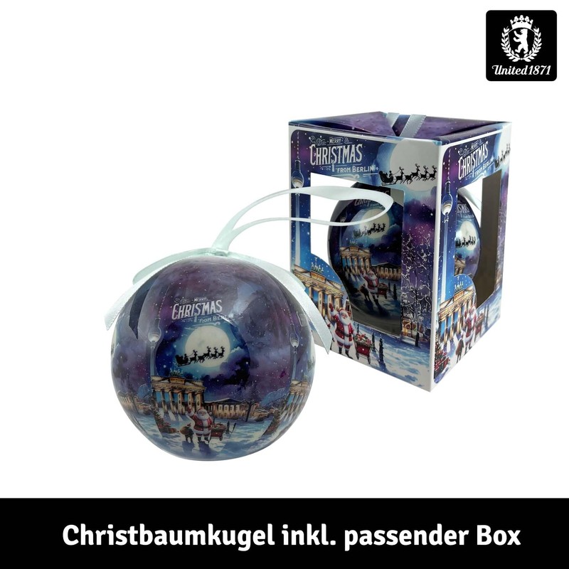 United1871 Berlin Souvenirs, Berlin Christmas Baubles (Set of 6) Christmas