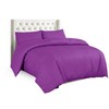 Sapphire Collection Plain Duvet Cover With Pillow Case Non Iron