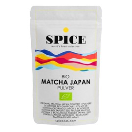 Spice BIO Matcha Pulver Japan, 100g Matchapulver, organic green tea powder. Grünteepulver ideal für Smoothies, Shakes oder zum backen