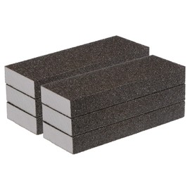 HARFINGTON 6pcs Coarse Sanding Sponge Blocks 80-100 Grit Foam Sanding Block for Polishing Kitchen Metal Wood Drywall, 200x70x25mm