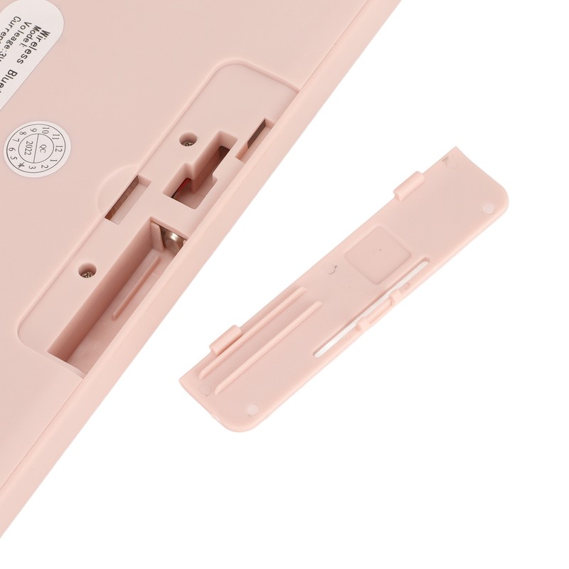 Wireless Keyboard 78 Keys Round Keycaps Slim Compact Retro Quiet