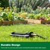 FANHAO Oscillating Sprinkler for Yard, Garden and Flower Beds, Covers