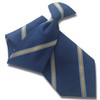 Men's Blue, Yellow & Sky Stripes Clip On Neck Tie