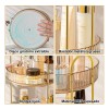 Organizador De Maquillaje Giratorio De 360 Grados 3 Niveles
