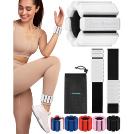 Ankle Weights for Women and Wrist Weights for Women at Home - Arm and Leg Weights, Non-Slip Desig, Set of 2 (1 lb each)