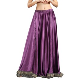 ROYAL SMEELA Flamenco Skirt for Women Belly Dance Skirt Gypsy 12 Yards 360 Degree Big Swing Skirts Black Belly Dancing Skirts Belly Dance Costume Flamenco Dance Skirts Adult Oriental Dance Skirt