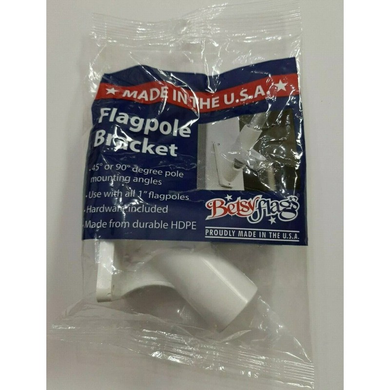 Betsy Flags 1 in. Flagpole Bracket 2 Position Flagpole Mount