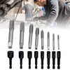 Wolfride 8 Tap Socket, Hex Shank Socket Adapter, Alloy Steel,