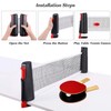 Tencoz Ping Pong Net, Retractable Table Tennis Nets for Table,