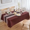 Tablecloth Red 100 x 100 cm Linen Tablecloth Weatherproof Garden