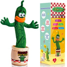 Interactive Toys Dancing Talking Pickle Toy Repeats What You Say Kids 3+