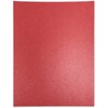 Paper Junkie Red Shimmer Paper, Metallic Paper for Crafts (8.5