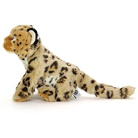 Carorata Leopard Plush Animal (Real Animal Family Series/15.5cm x 20.5cm x 21.5cm) Toy for Kids Animal Gift