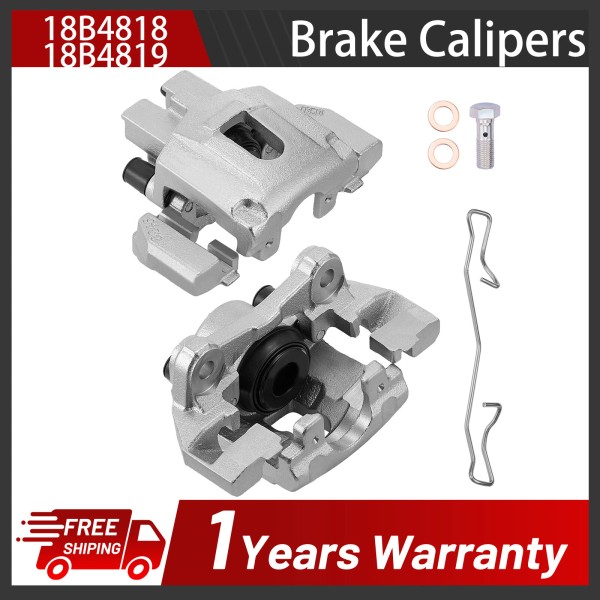Unbranded 2x Rear Brake Calipers with Bracket for Jeep Grand