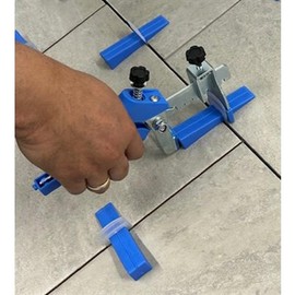 Bon Tile Leveling Spacer Tool – Non-Slip Clamp Tool for Tile Installation | Align, Level, and Space Floor and Wall Tiles | Compatible with Tile Spacer Clips and Wedges