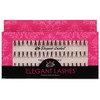 Elegant Lashes Individual Flare Medium Black Eyelashes (Single Pack -