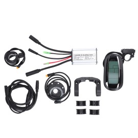 Electric Bike Conversion Kit LCD6 Display Full Waterproof DIY Electric Mountain Bicycle Modification Kit 15A